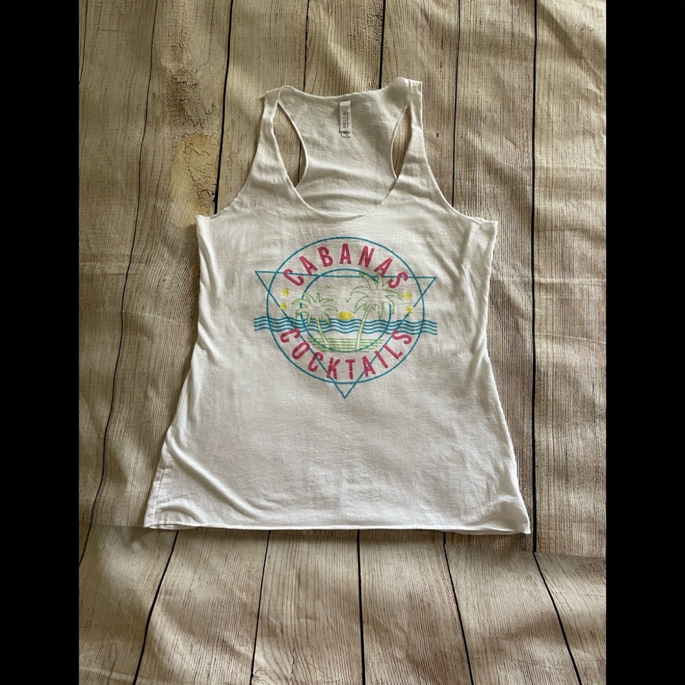 Bella white tank top